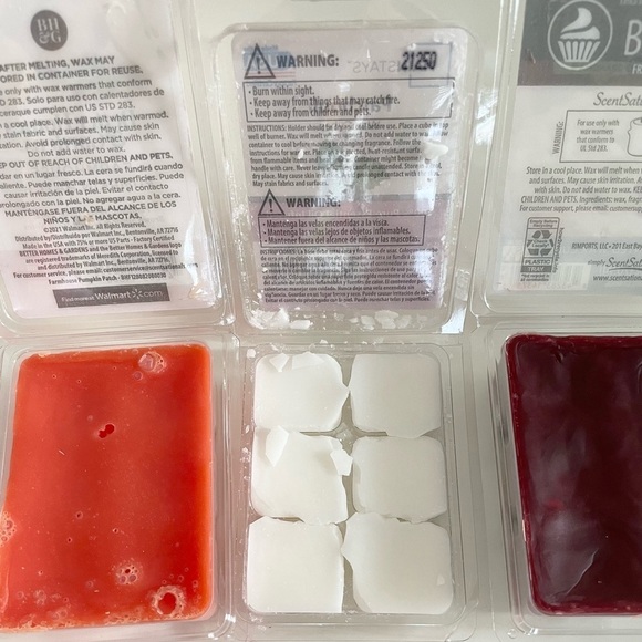 Pumpkin, Patchouli and Apple Pie Scented Melting Wax Cubes Bundle 3 Pack - Picture 9 of 11